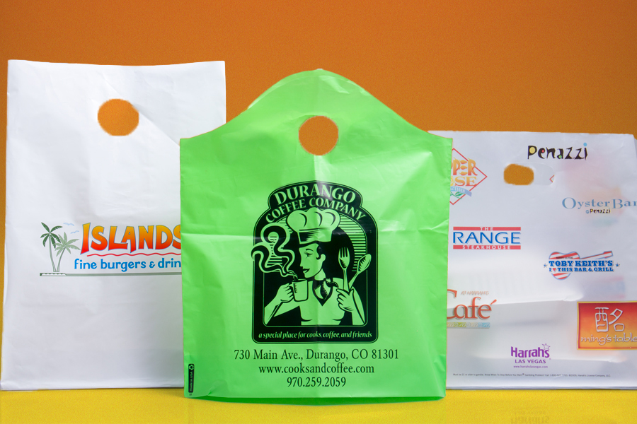 Custom Printed Poly Taker-out Bags