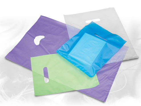 Frosted Merchandise Bags