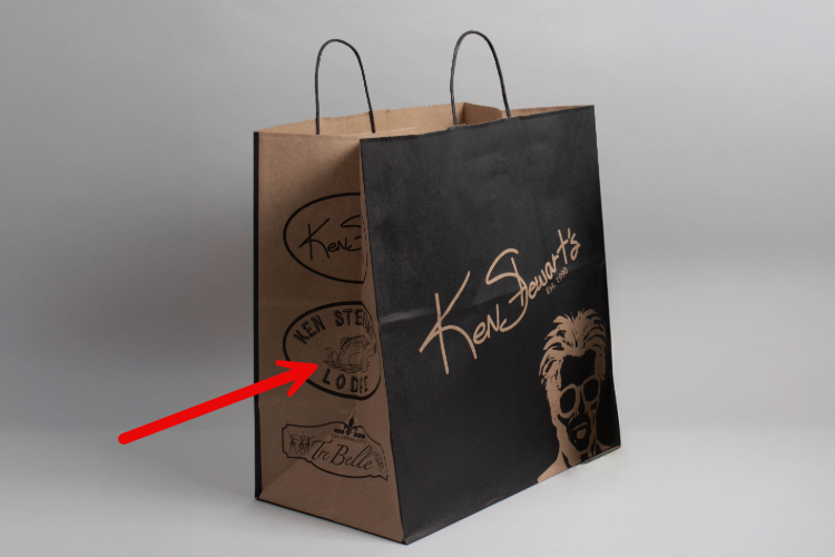 side gusset on a bag