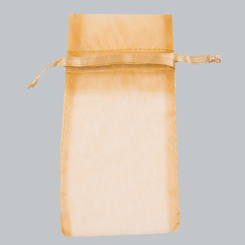 6 x 14 GOLD SHEER ORGANZA POUCHES