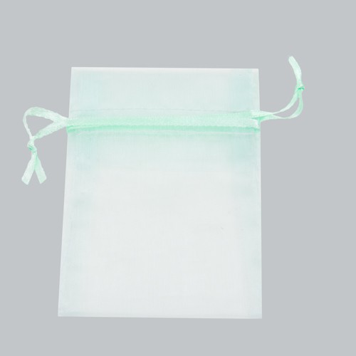 4 X 5-1/2 ORGANZA BAG-PASTEL GREEN