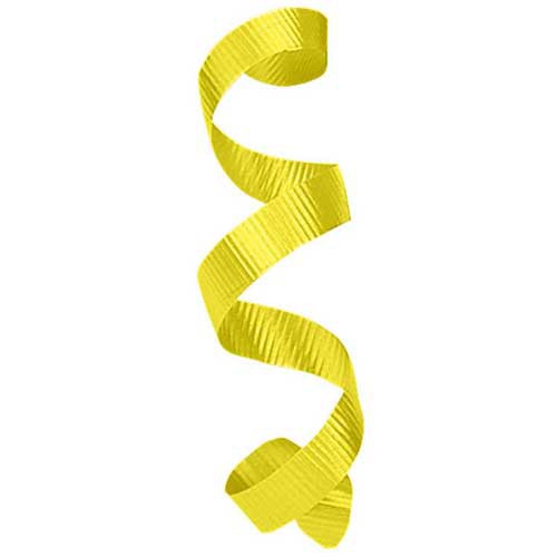 <3/16X500 CURL RIBBON-DAFFODIL - ***CLOSEOUT***