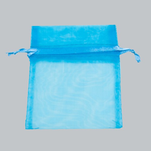 4 X 5-1/2 ORGANZA BAG-TURQUOISE