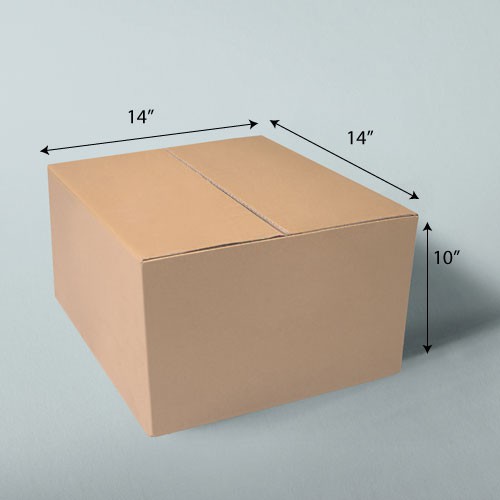 14 x 14 x 10 NATURAL KRAFT CORRUGATED SHIPPING BOXES