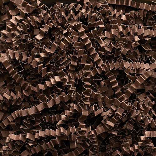 10lb. SPRING-FILL CHOCOLATE CRINKLE CUT PAPER SHRED