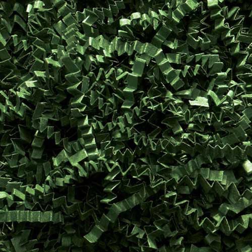 10lb. SPRING-FILL FOREST GREEN CRINKLE CUT PAPER SHRED