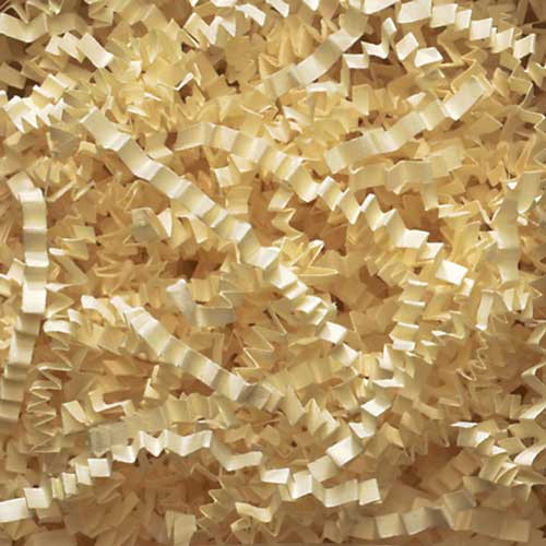 10lb. SPRING-FILL FRENCH VANILLA CRINKLE CUT PAPER SHRED