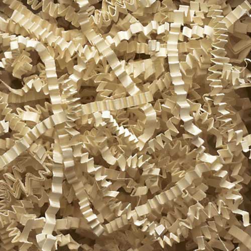 10lb. SPRING-FILL IVORY CRINKLE CUT PAPER SHRED
