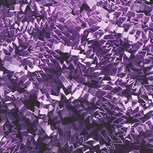 Purple Crinkle Cut Paper Shred - 10 lb Box