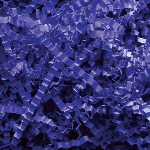10lb. SPRING-FILL ROYAL BLUE CRINKLE CUT PAPER SHRED