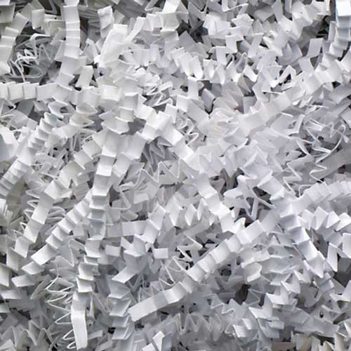 10lb. Spring-Fill White Crinkle Cut Paper Shred