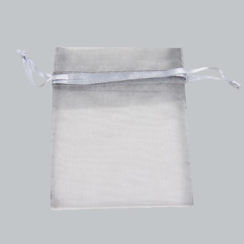 4 X 5-1/2 ORGANZA BAG-SILVER