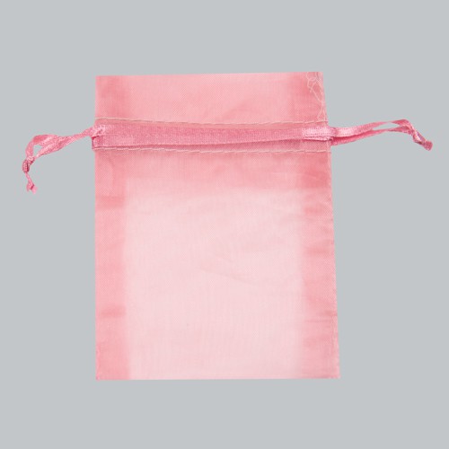 3 x 4 PINK SHEER ORGANZA POUCHES