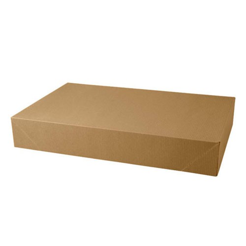 19 x 12 x 3 NATURAL KRAFT PINSTRIPE APPAREL BOXES