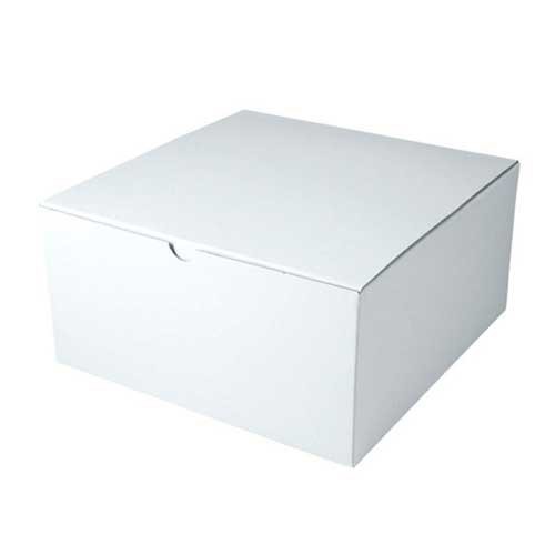 10 x 10 x 6 WHITE GLOSS TUCK-TOP GIFT BOXES