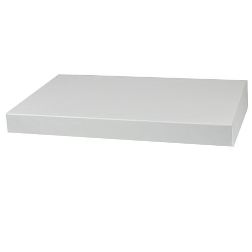 13 x 8 WHITE GLOSS HI-WALL BOX LIDS *BASES SOLD SEPARATELY*