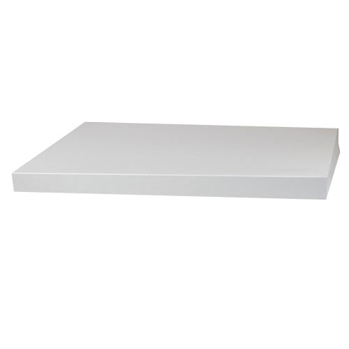 19 x 12 WHITE GLOSS HI-WALL BOX LIDS *BASES SOLD SEPARATELY*