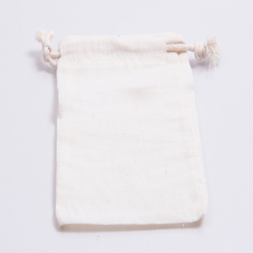 6 x 10 COTTON DRAWSTRING POUCHES