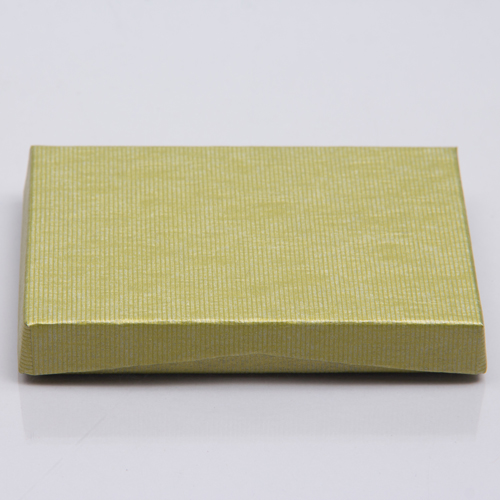 4-5/8 x 3-3/8 x 5/8 CITRINE RIB GIFT CARD BOX WITH PLATFORM INSERT