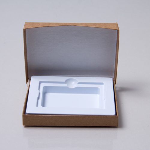 4-5/8 x 3-3/8 x 5/8 KRAFT GIFT CARD BOX WITH PLATFORM INSERT