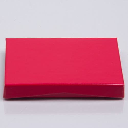 4-5/8 x 3-3/8 x 5/8 RED ICE GIFT CARD BOX WITH PLATFORM INSERT