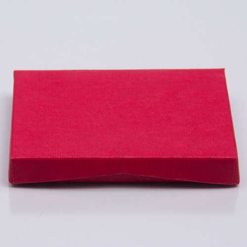 4-5/8 x 3-3/8 x 5/8 RED RIB GIFT CARD BOX WITH POP-UP INSERT