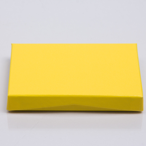 4-5/8 x 3-3/8 x 5/8 YELLOW ICE GIFT CARD BOX WITH PLATFORM INSERT