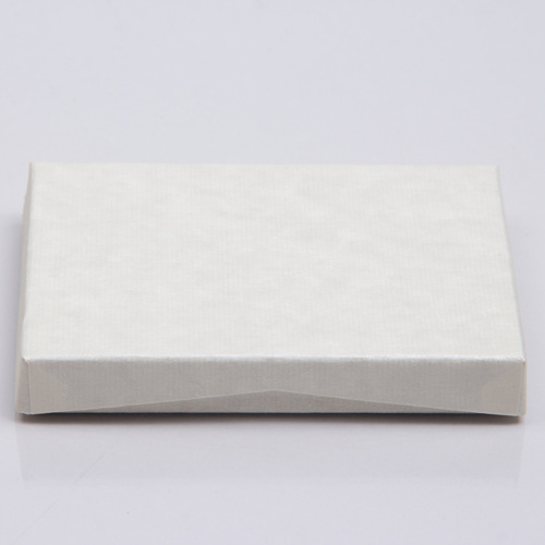4-5/8 x 3-3/8 x 5/8 IVORY RIB GIFT CARD BOX WITH POP-UP INSERT