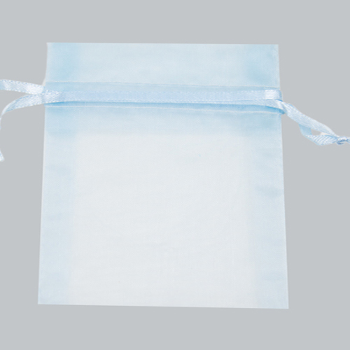 12 X 14 LIGHT BLUE SHEER ORGANZA POUCHES