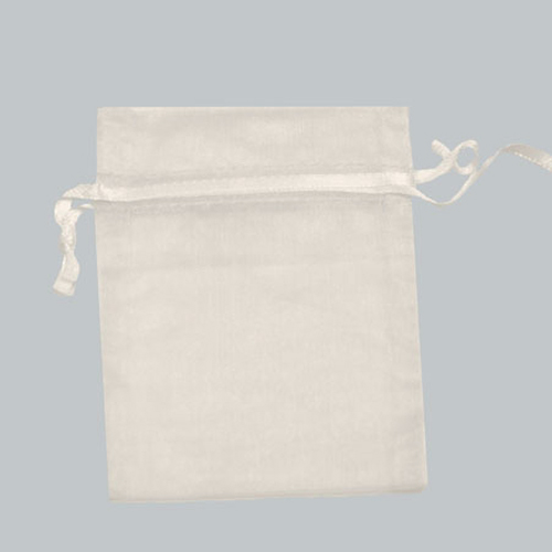 10 x 12 WHITE SHEER ORGANZA POUCHES