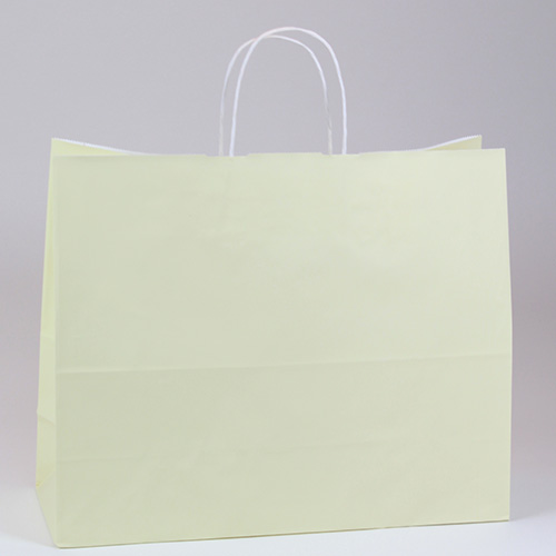 16 x 6 x 12 VANILLA PAPER SHOPPING BAGS ***CLOSEOUT***