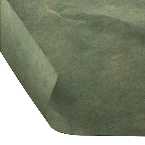 12 x 12 FOOD SAFE TISSUE BASKET LINERS 18# DRY WAX - BAY LEAF GREEN