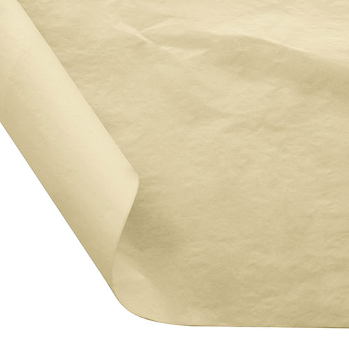 12 x 12 FOOD SAFE TISSUE BASKET LINERS 18# DRY WAX - CREAM