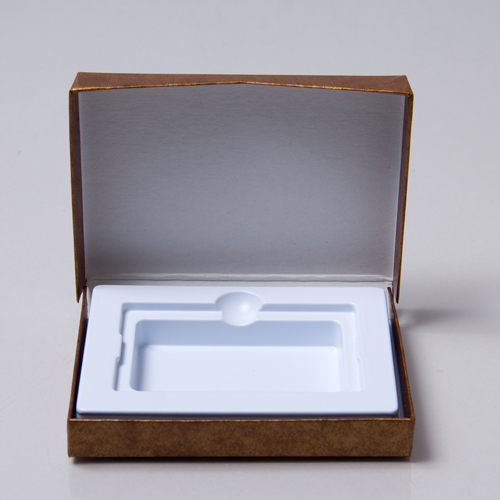 4-5/8 x 3-3/8 x 5/8 GOLD MINE GIFT CARD BOX WITH PLATFORM INSERT