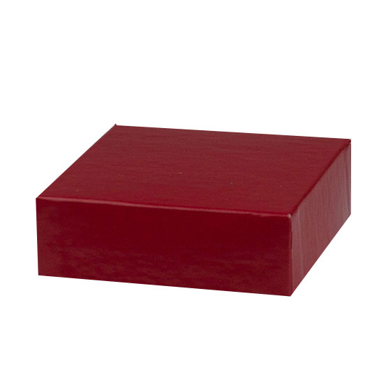 4 x 4 RED GLOSS HI-WALL BOX LIDS *BASES SOLD SEPARATELY*