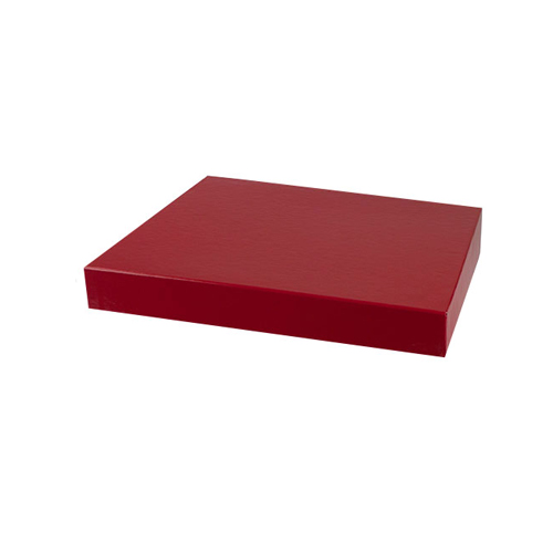 10 x 10 RED GLOSS HI-WALL BOX LIDS *BASES SOLD SEPARATELY*