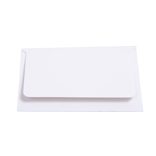 5 x 3-3/8 WHITE ICE GIFT CARD FOLDERS