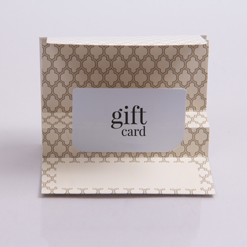 5 x 3-3/8 SAND GEO GIFT CARD FOLDERS