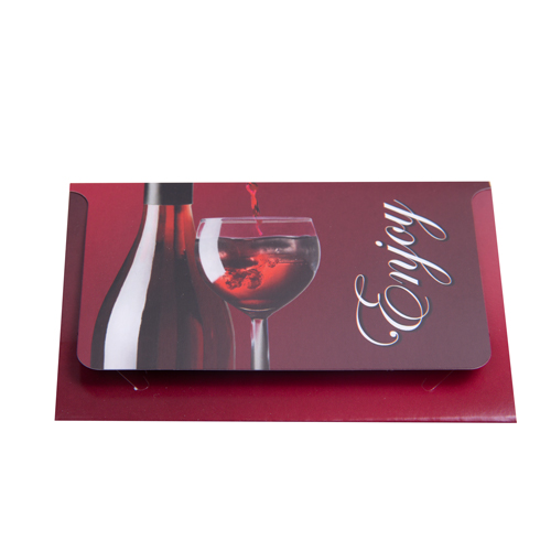 5 x 33/8 WINE & DINE GIFT CARD FOLDERS