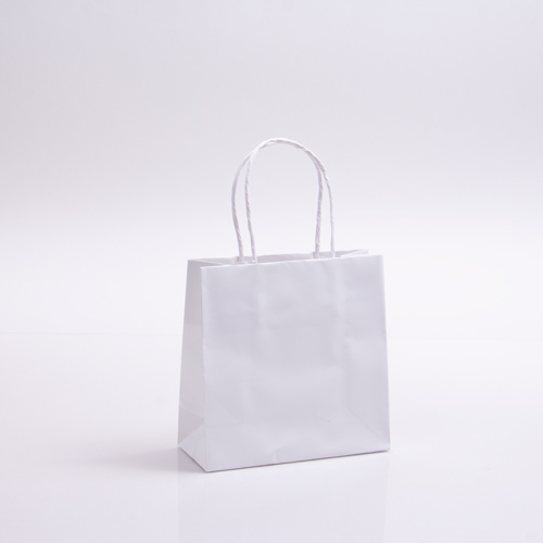 7 x 3 x 7 SOPHIE WHITE PAPER SHOPPING BAGS