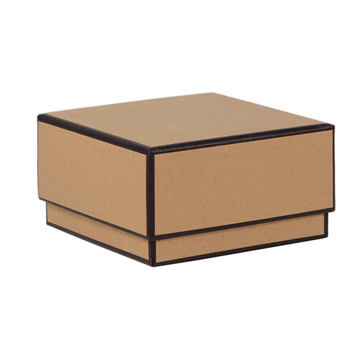 3.5 x 3.5 x 2 CHELSEA KRAFT & BLACK JEWELRY BOXES