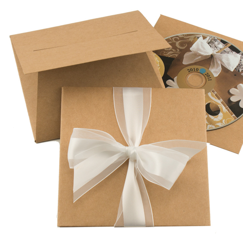 5.25 x 5.25 NATURAL KRAFT GIFT CARD FOLDERS