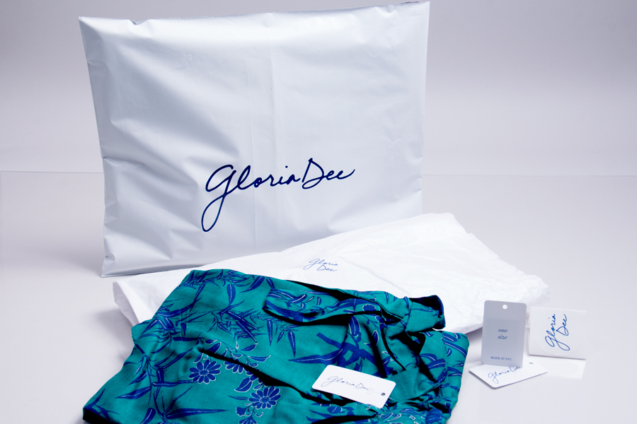 Custom printed plastic shipping bags - Gloria Dee