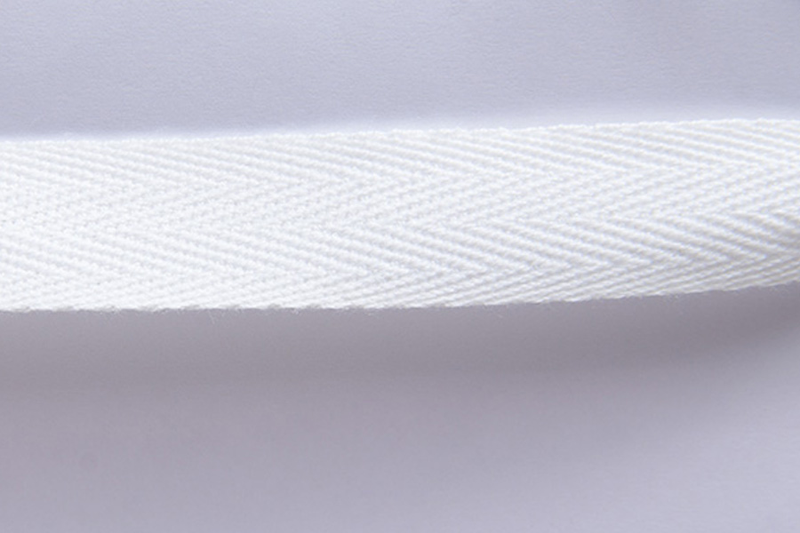 8 x 4 x 10 MATTE WHITE TINTED PAPER EUROTOTE - TWILL RIBBON HANDLES
