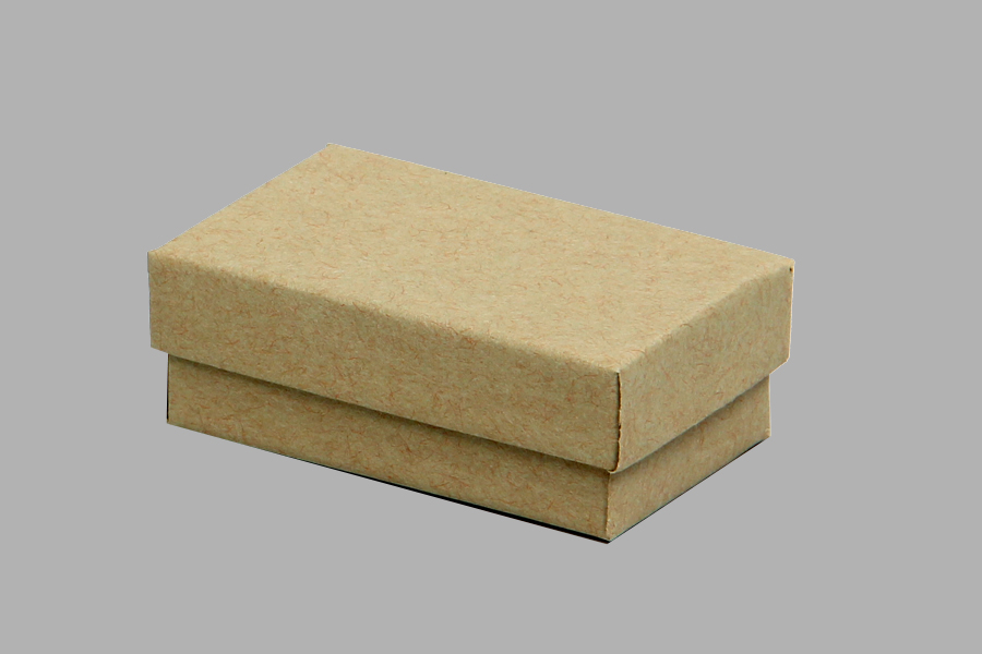 (#21) 2-1/2 x 1-1/2 x 7/8  NATURAL KRAFT JEWELRY BOXES