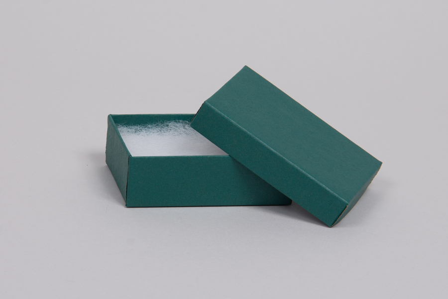 (#32) 3-1/16 x 2-1/8 x 1 MATTE TEAL JEWELRY BOXES