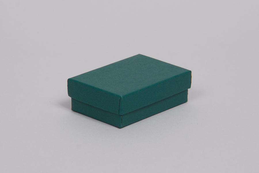 (#32) 3-1/16 x 2-1/8 x 1  MATTE TEAL JEWELRY BOXES