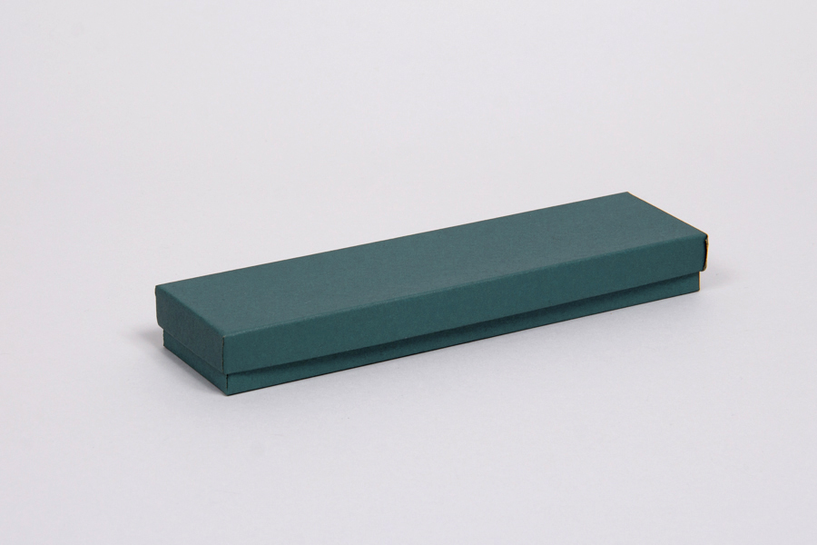 (#82A) 8 x 2 x 7/8  MATTE TEAL JEWELRY BOXES