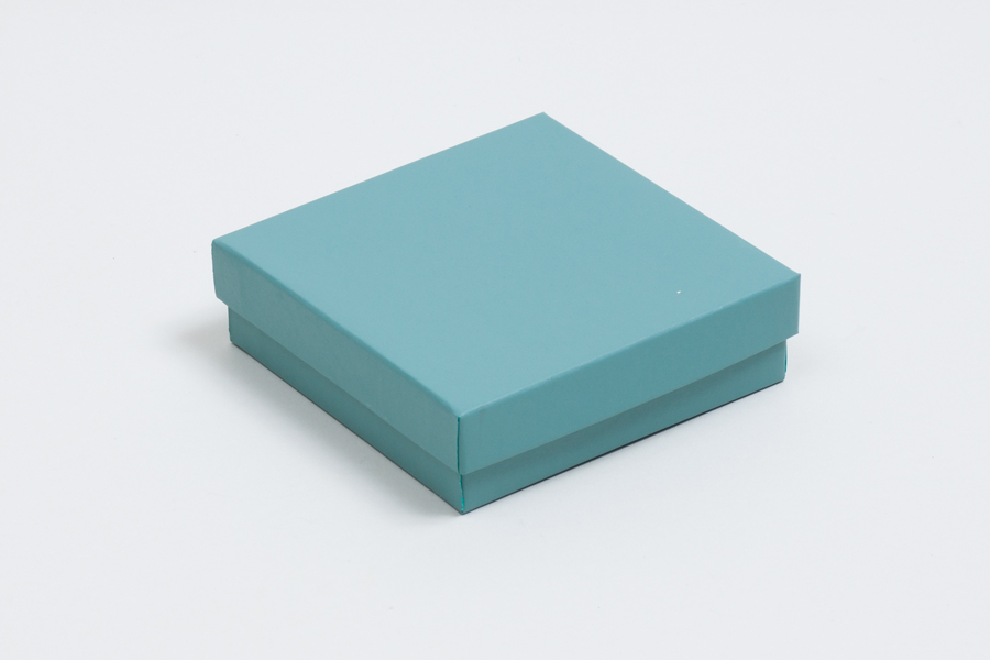 (#33) 3-1/2 x 3-1/2 x 1 MATTE JADE JEWELRY BOXES
