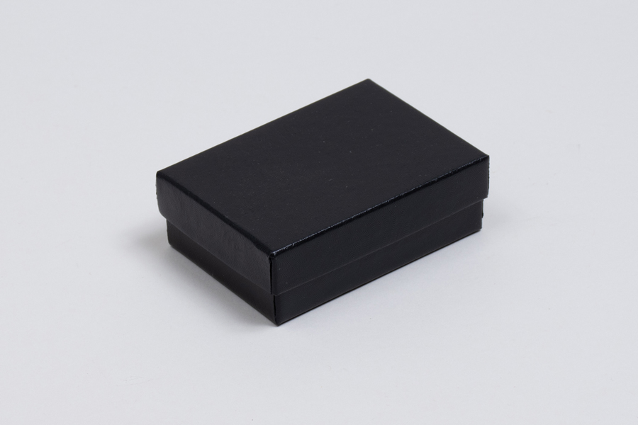 (#32) 3-1/16 x 2-1/8 x 1 BLACK SWIRL JEWELRY BOXES